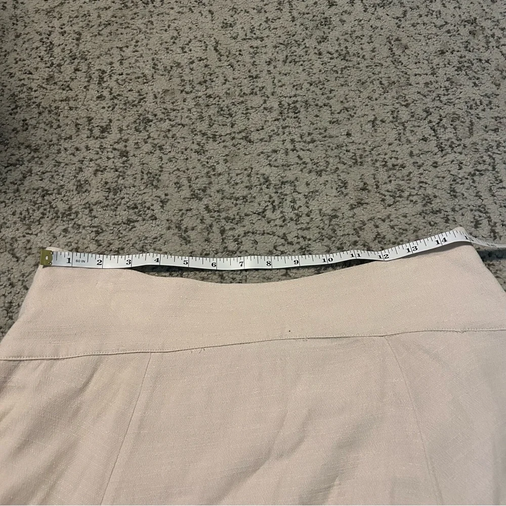 Free People Beige Flare Mini Skirt Size 6